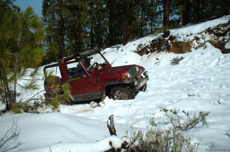 Nieve en Tenerife 4x4